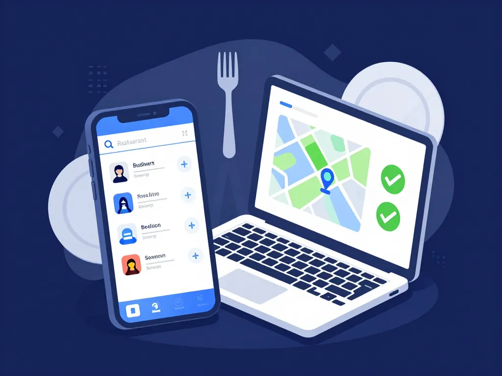restaurant ouvert dimanche smartphone recherche réservation