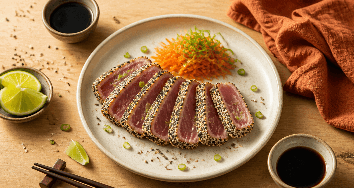 cuisson d un steak de thon mi cuit en croûte de sésame