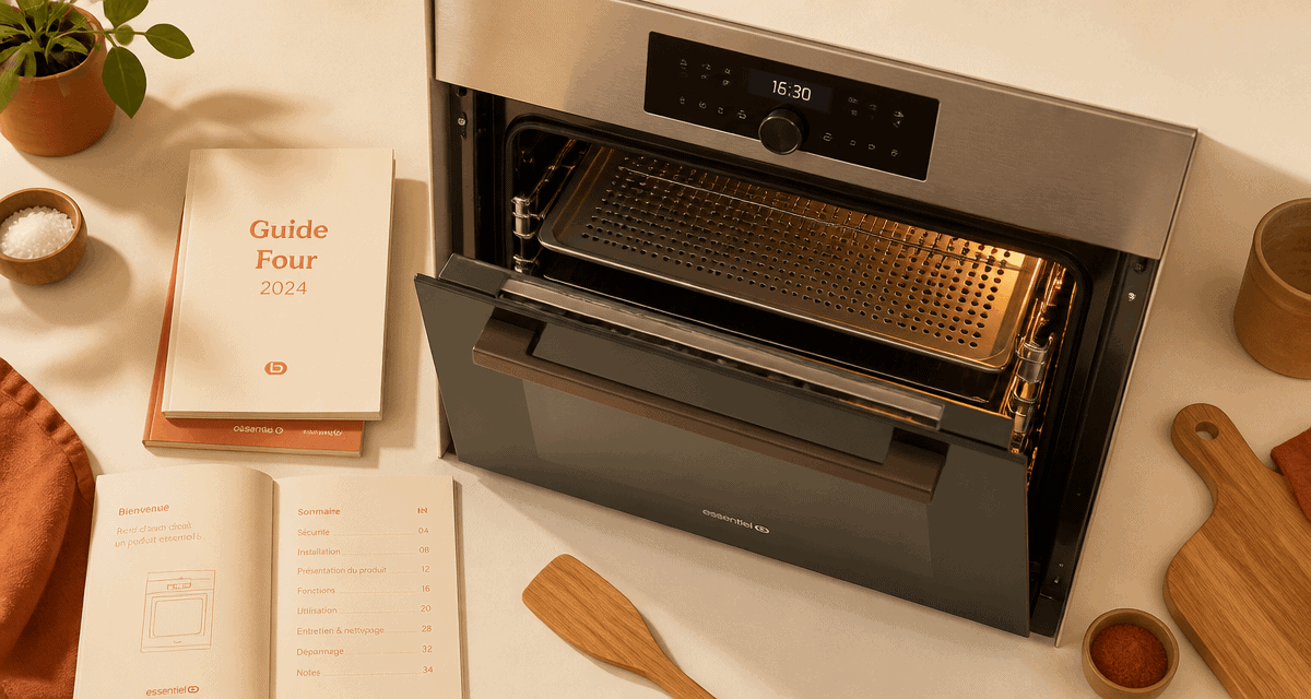 meilleur four encastrable finition acier brossé et accessoires