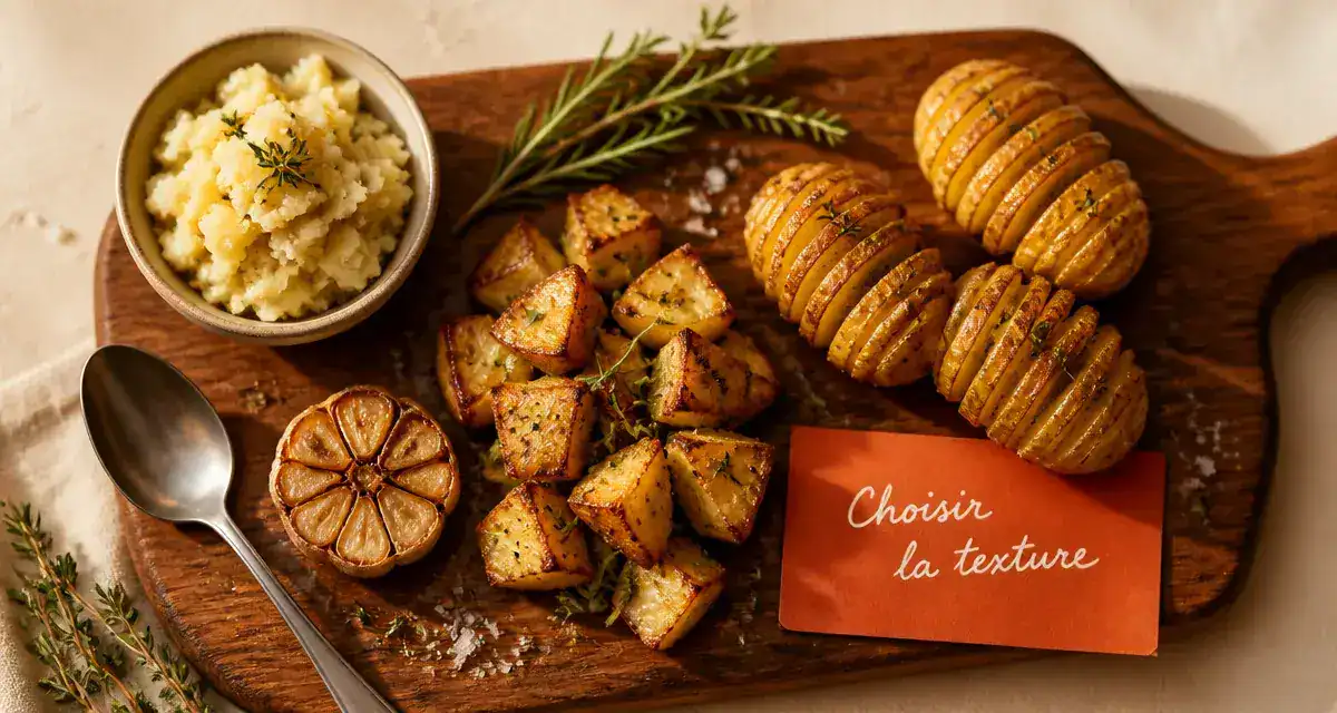 Accompagnement de pommes de terre : 4 cuissons réussies, textures au four et purée