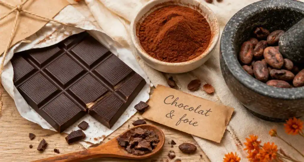 Bienfaits du chocolat noir sur le foie : 4 carrés de chocolat noir