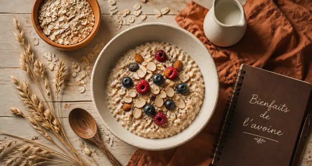 Bienfaits de l avoine bol porridge avec fruits et graines