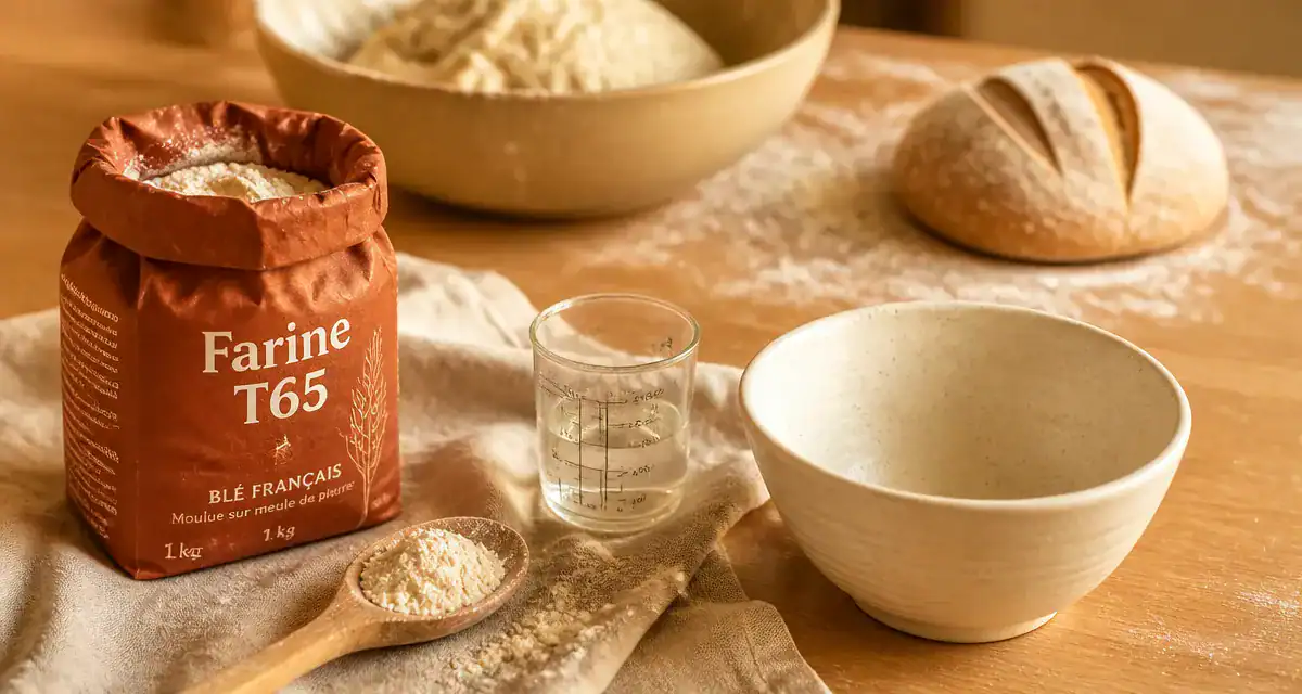 Farine T65 pour pains rustiques et pâtes : quelle utilisation