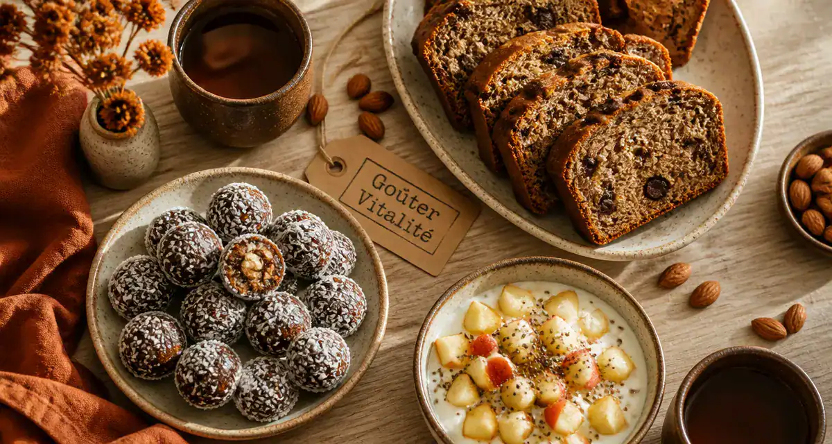 gouter healthy energy balls banana bread fromage blanc