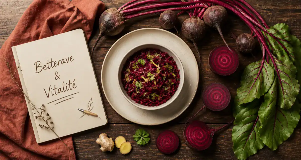 Les bienfaits de la betterave, betteraves fraîches et salade healthy