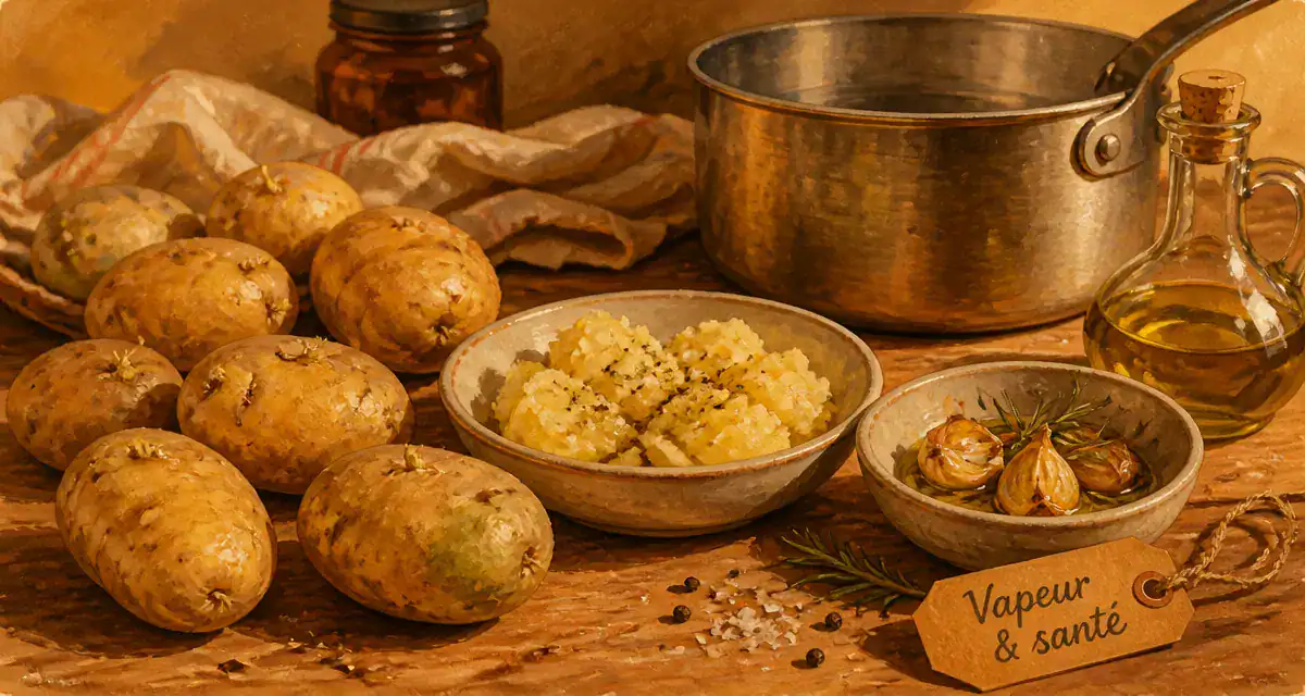 Pomme de terre bienfaits et mefaits, vapeur & santé