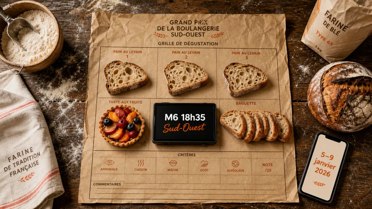 9 boulangeries Sud-Ouest janvier 2026, meilleure boulangerie de france 2026 liste des participants