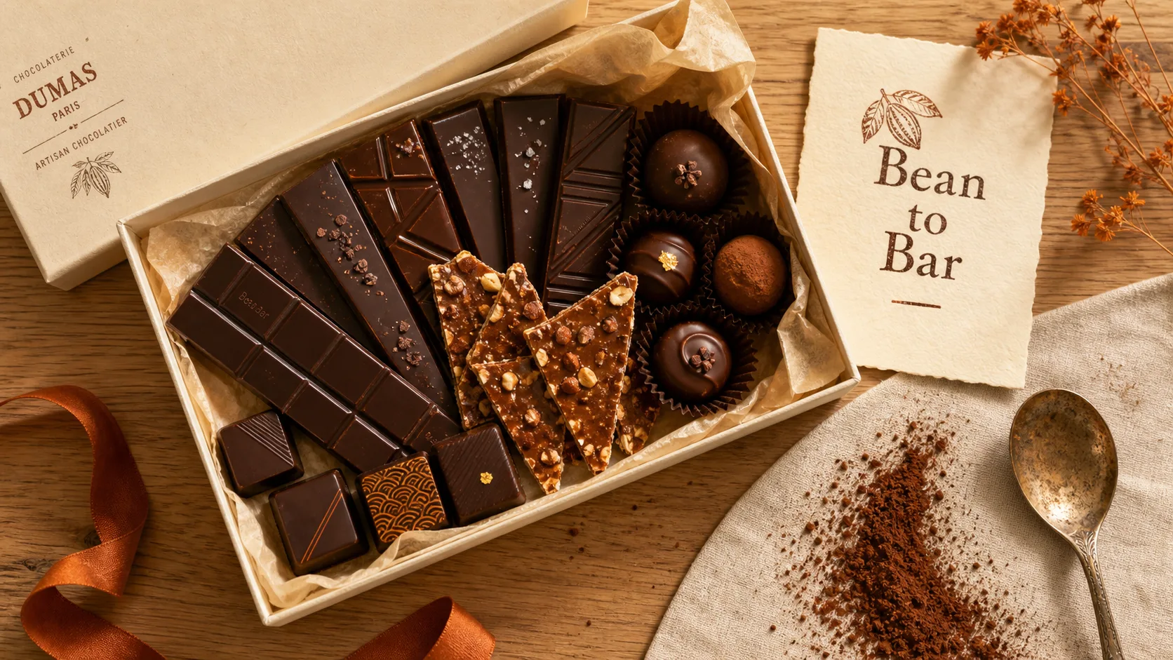 Meilleurs chocolatiers français : coffrets bean to bar et ganaches artisanales