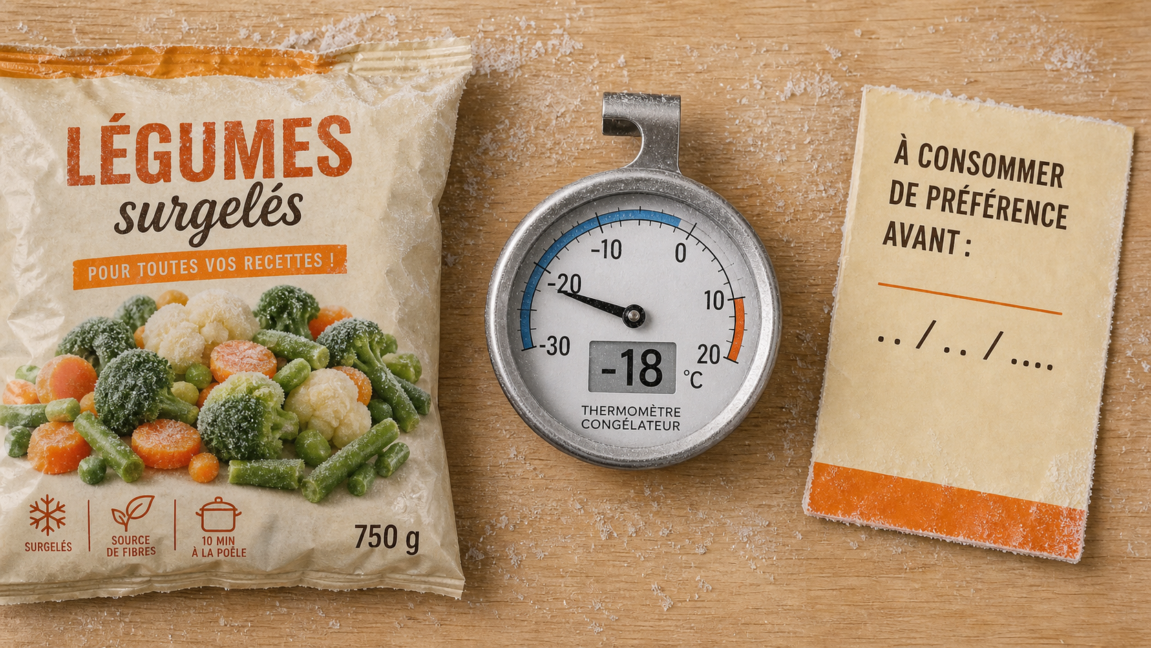 Peut-on consommer un produit congelé périmé : DLC, DDM et chaîne du froid