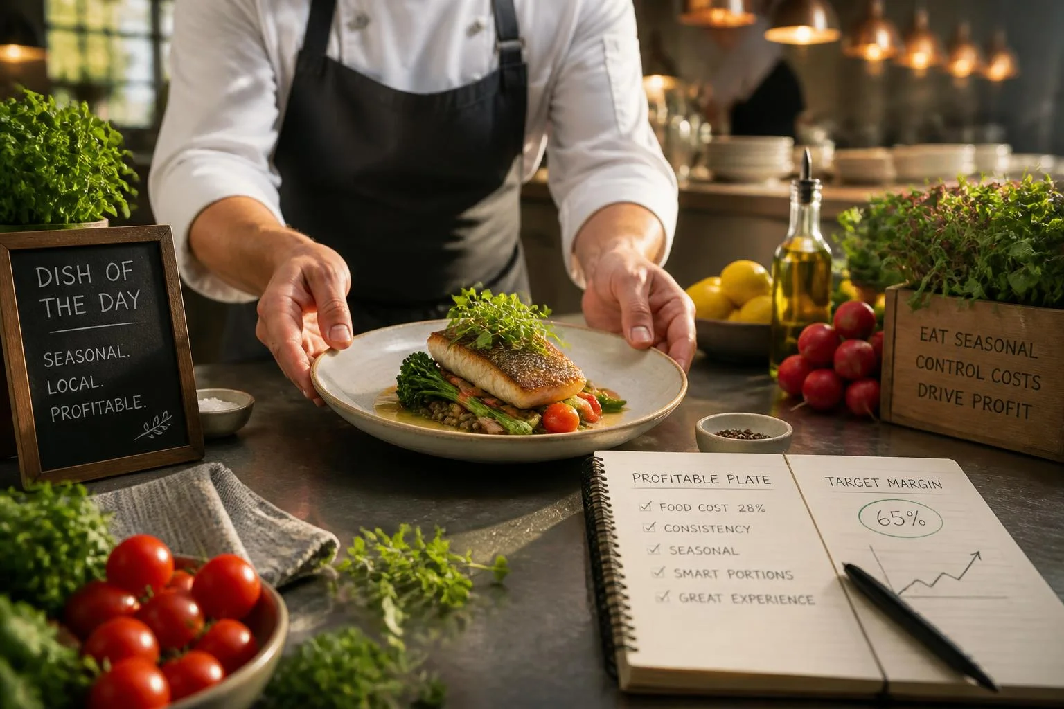 Plat du jour restaurant : rentabilité, rapidité, régularité