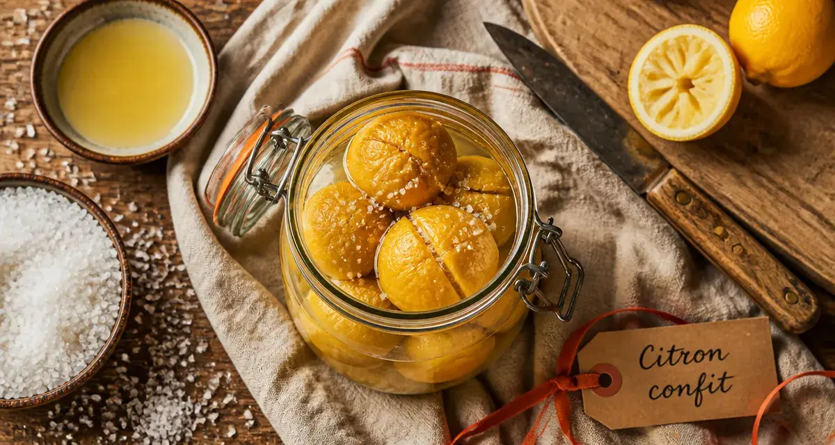 Comment faire un citron confit au sel : citrons en saumure, méthode traditionnelle