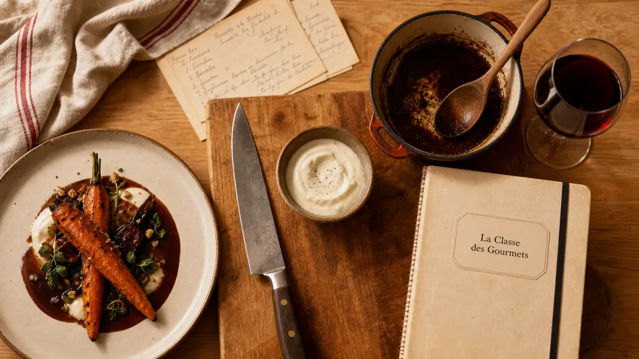 Cours de cuisine Coutanceau à La Rochelle : La Classe des Gourmets, table gourmande