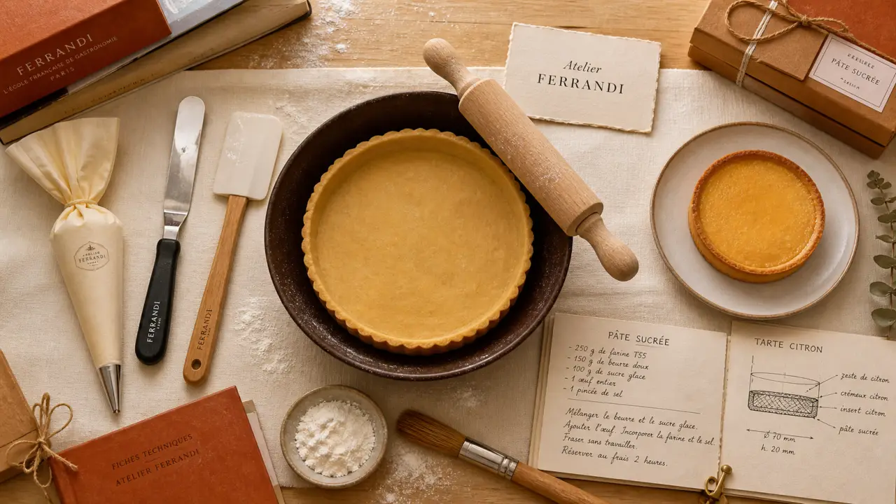 Cours de cuisine FERRANDI : atelier sucré, tartelette dorée et dégustation