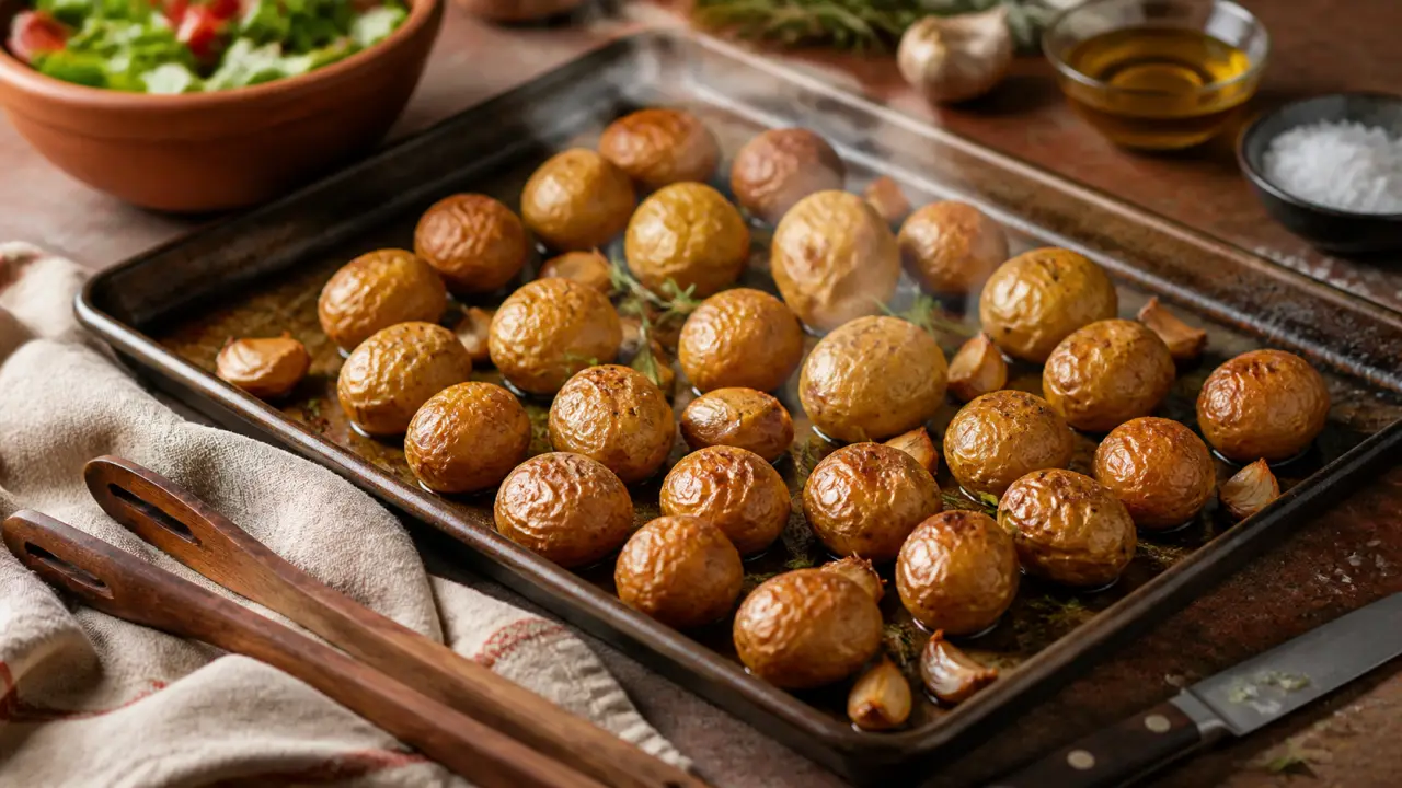 Cuisson pomme grenaille au four 200°C, pommes de terre rôties