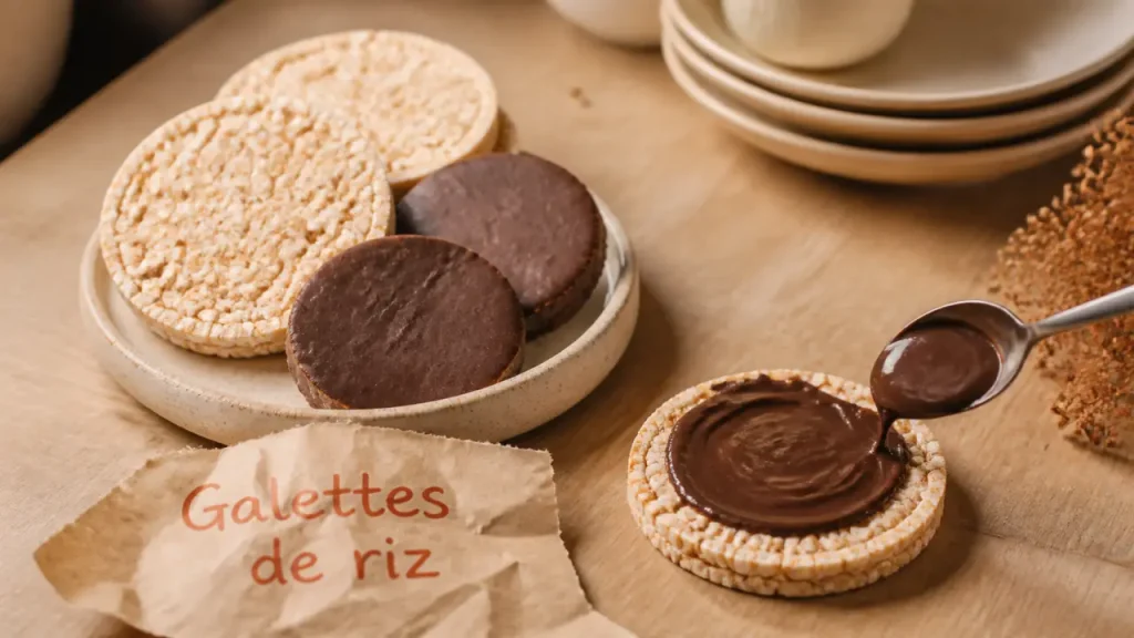 Galettes de riz soufflé : légères en apparence, peu rassasiantes en pratique
