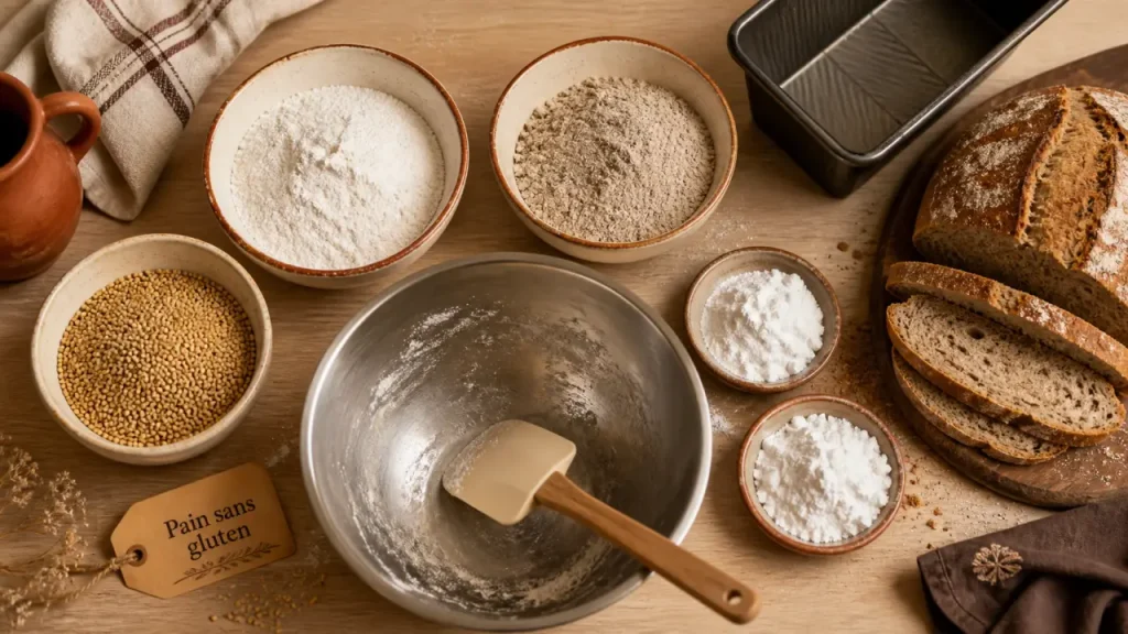 Pain sans gluten : quelle farine choisir entre riz, sarrasin et fécules ?