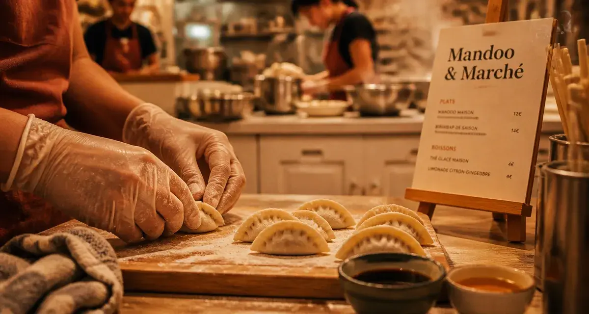 Pierre Sang cours de cuisine : atelier franco-coréen, mandoo et cuisine coréenne