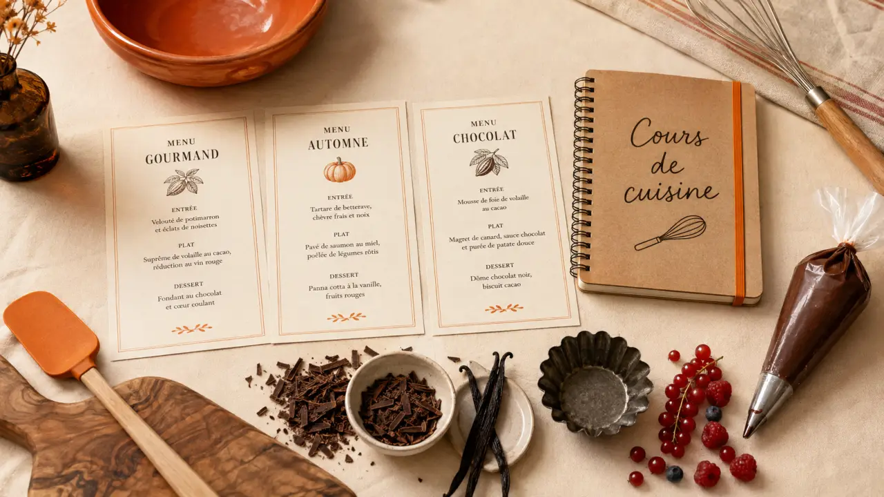 Cours de cuisine Laval : cours cuisine, pâtisserie ou cake design