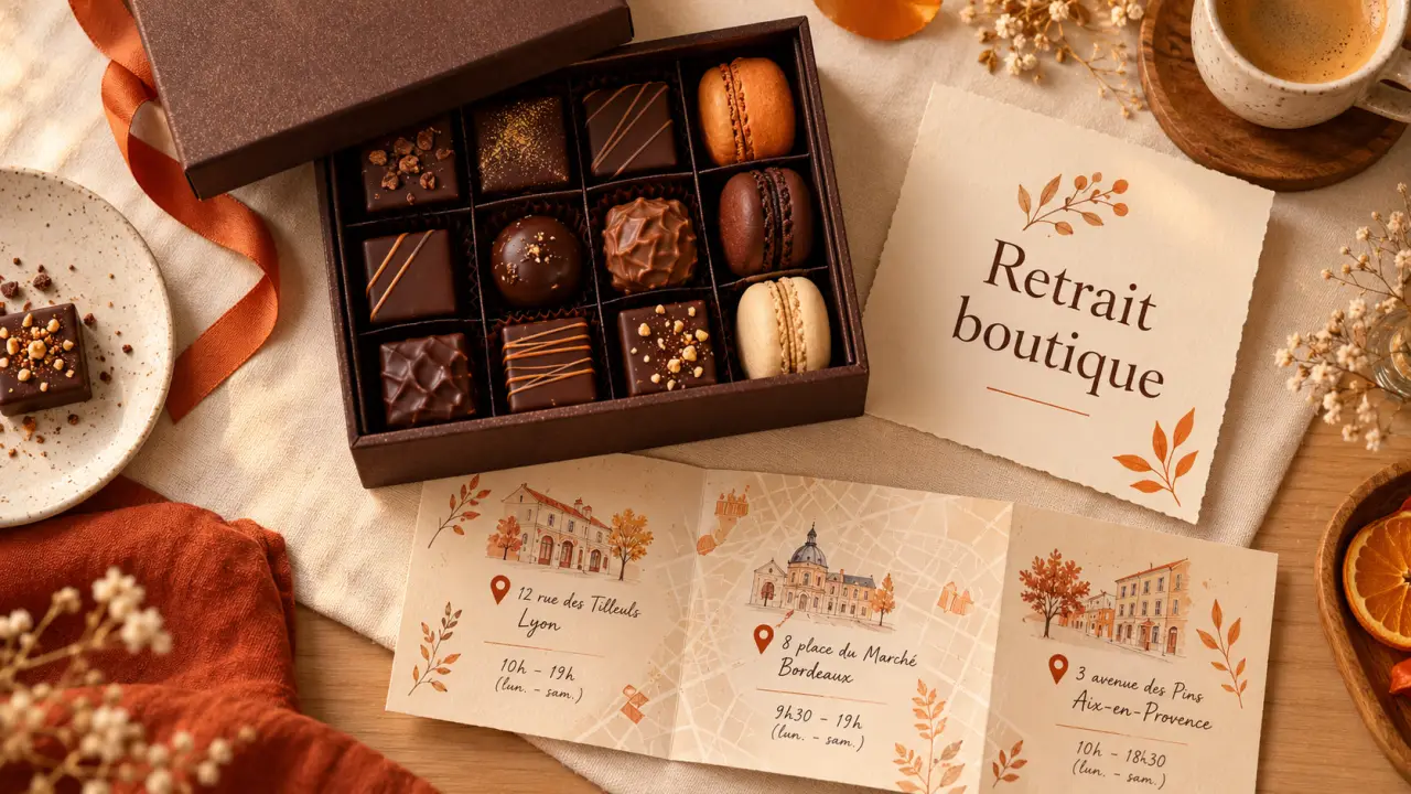 La maison du chocolat paris : coffret pour retrait boutique à Paris