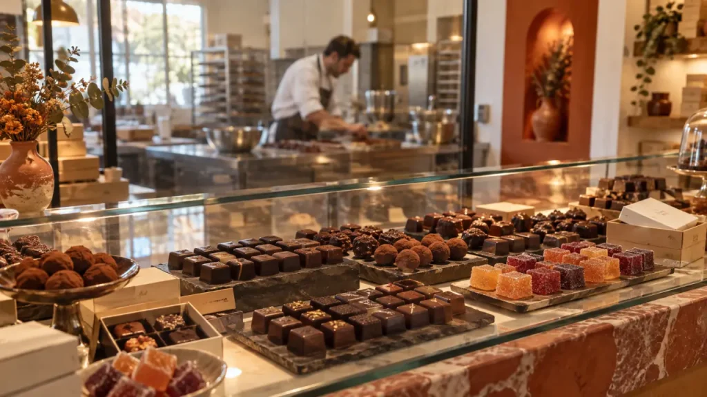 À 50 m de la basilique d’Orcival, une halte gourmande entre chocolat, confiserie et découverte artisanale