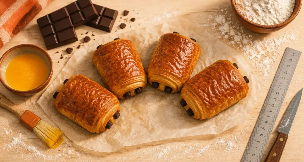 Pains au chocolat maison : la méthode sur deux jours pour un feuilletage bien développé