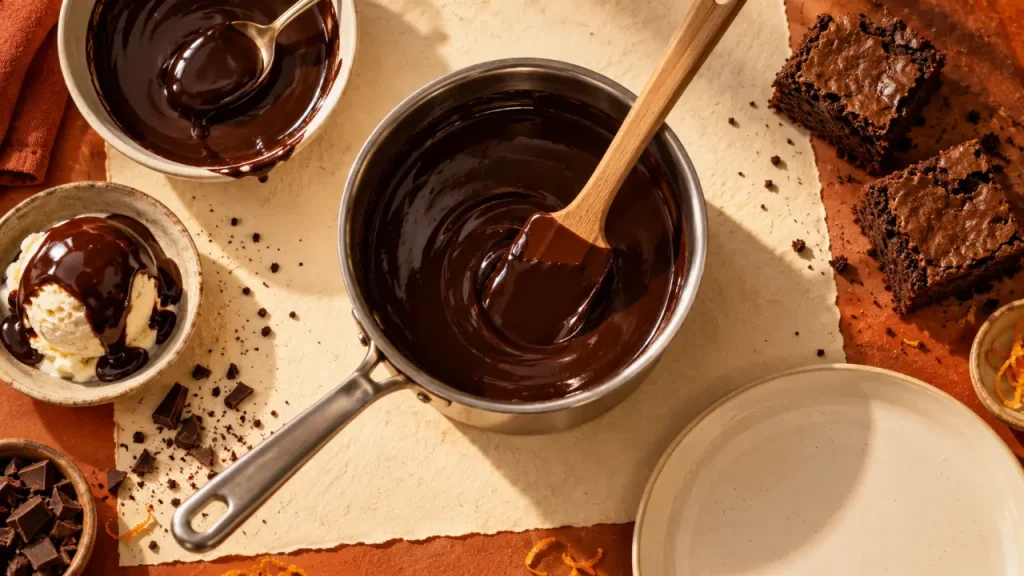 Sauce chocolat maison : 10 minutes pour une texture lisse et fluide